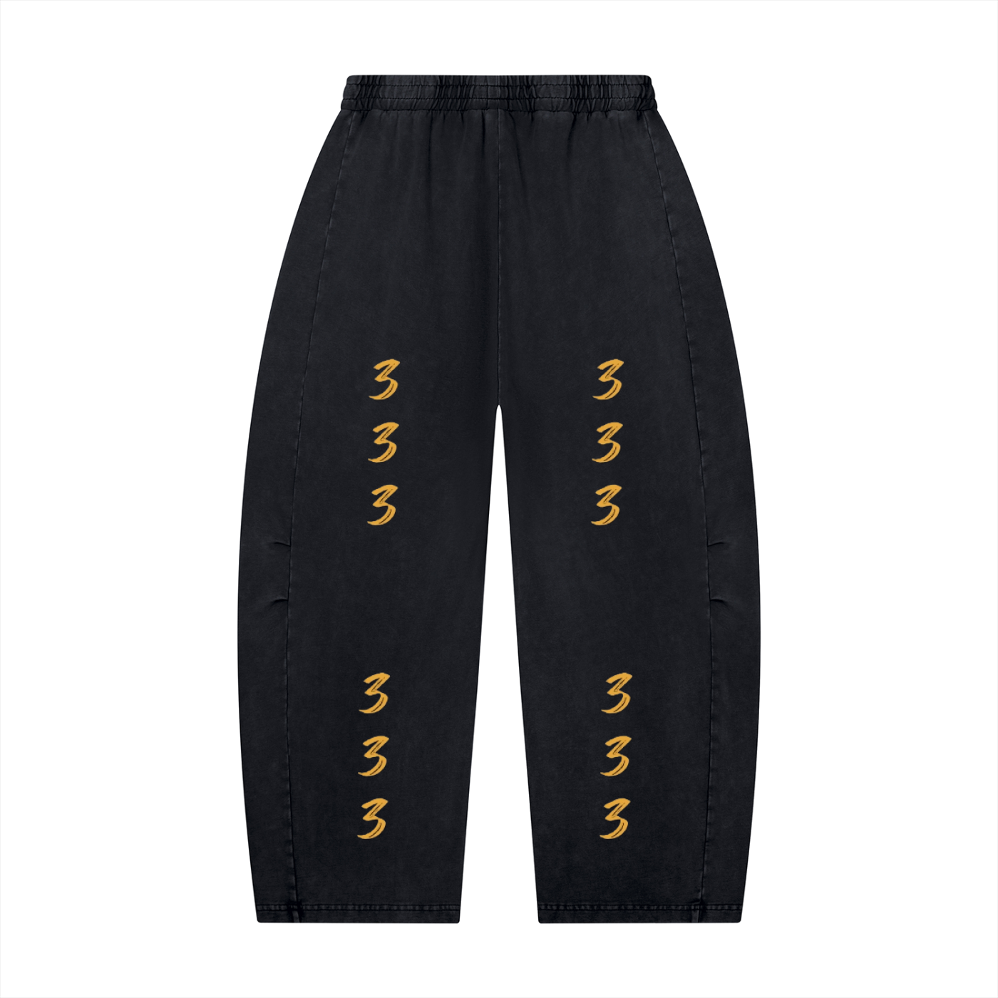 “Left Leg Right Leg” Min-Wash Barrel Pants