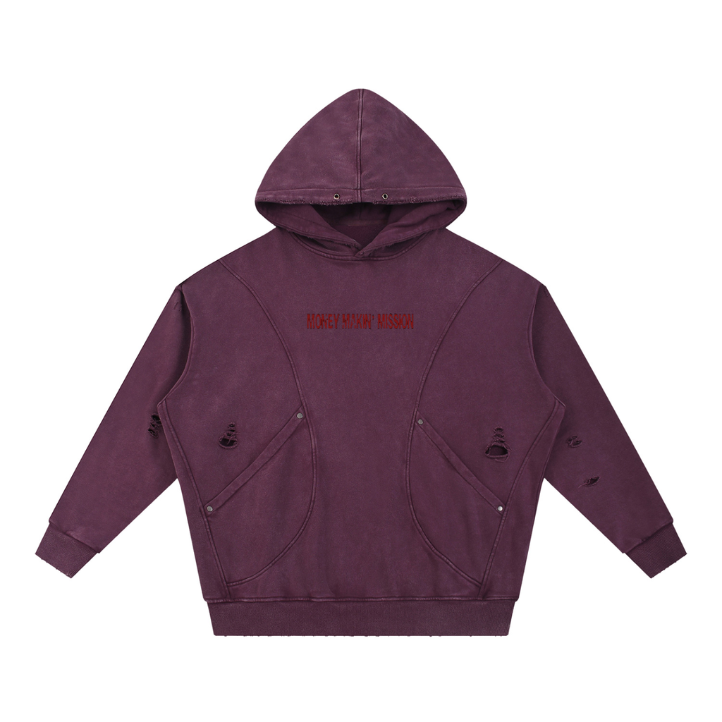 Unisex “Money Makin’ Mission” Panel Pocket Hoodie