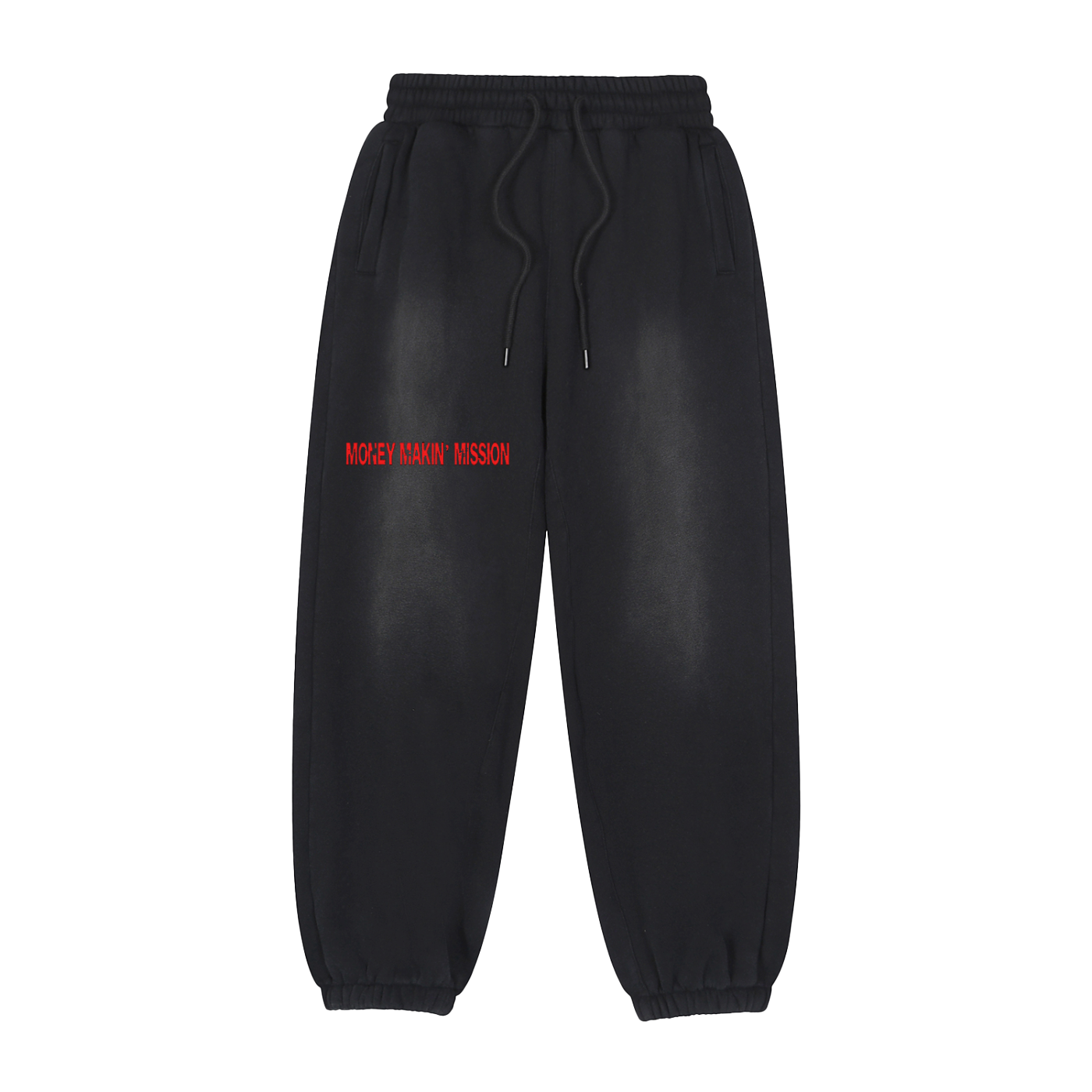 “Money Makin’ Mission” Vin-Washed Fleece Jogger Sweatpants