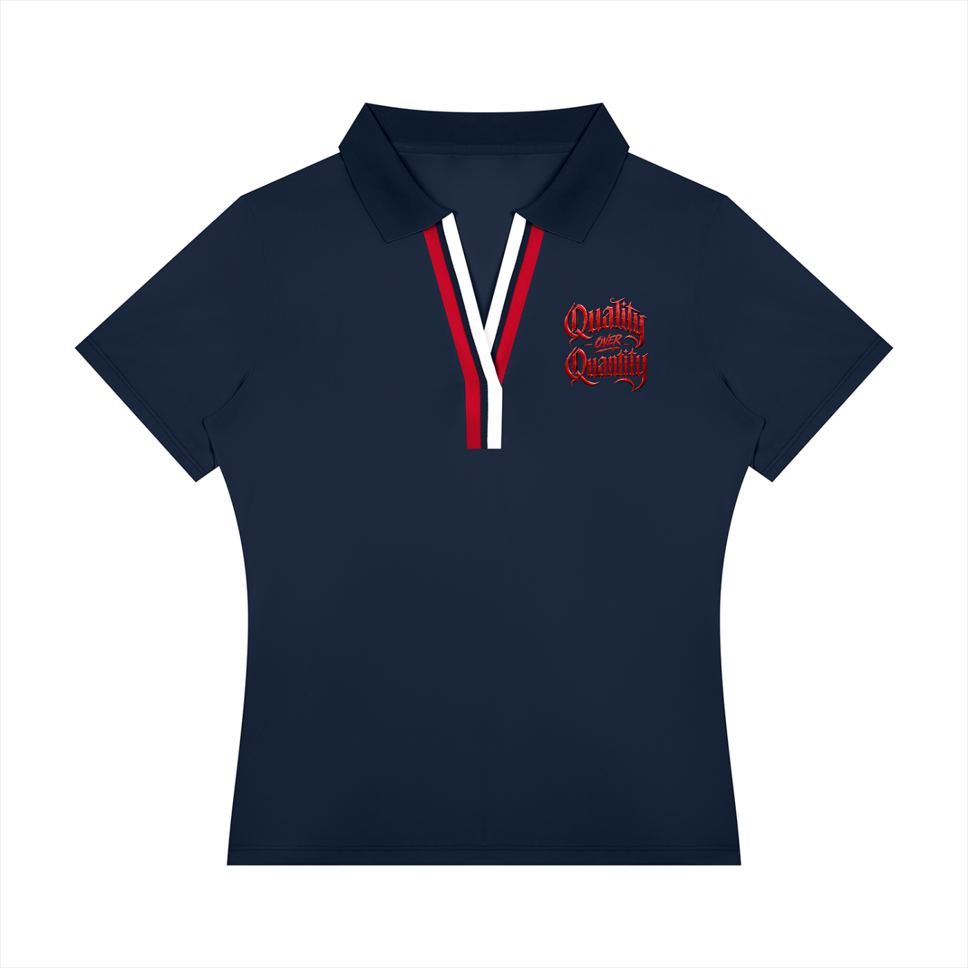 Women’s “QoQ” Color Block Polo Shirt