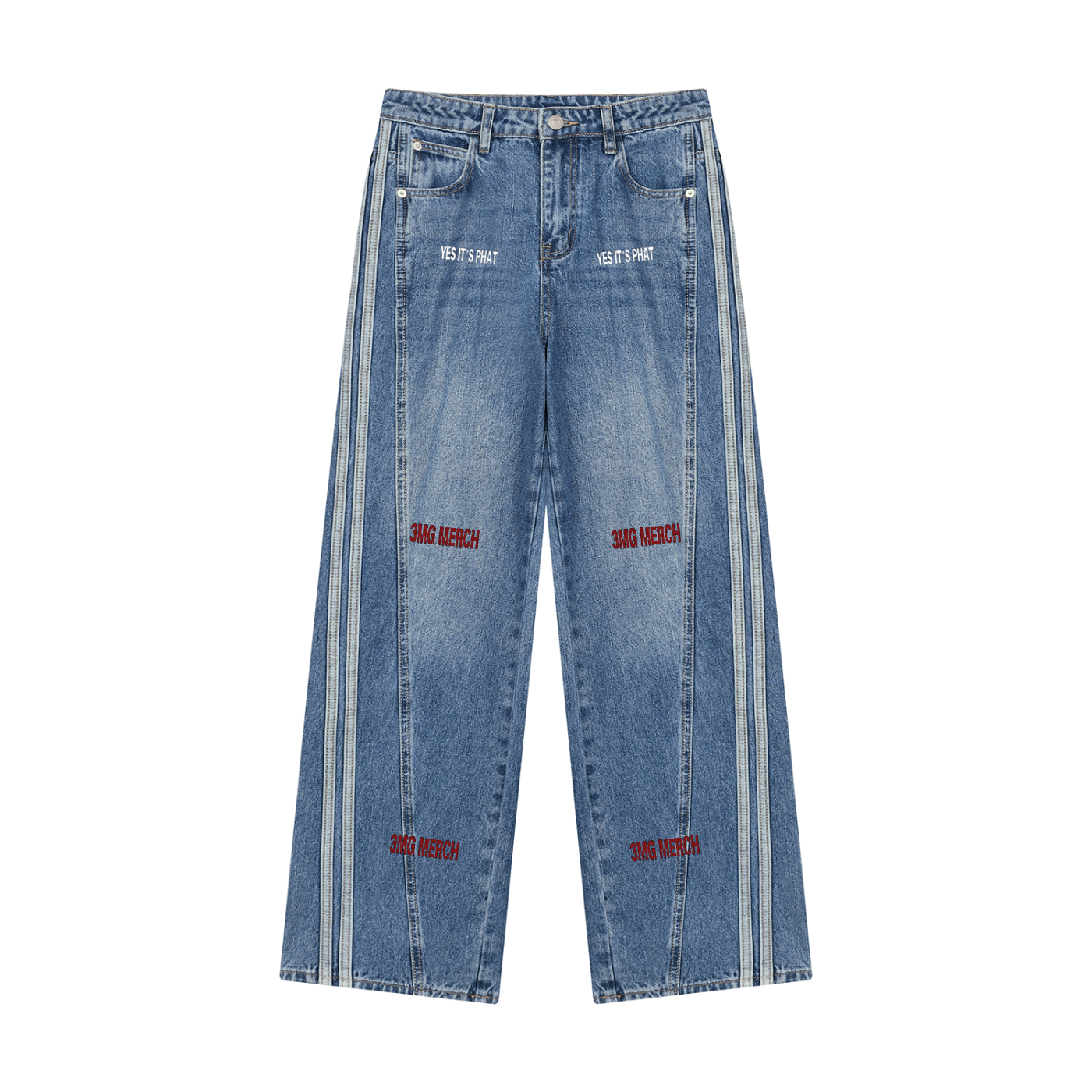 Women’s “Yes It’s 3MG” Wide Leg Denim Jeans