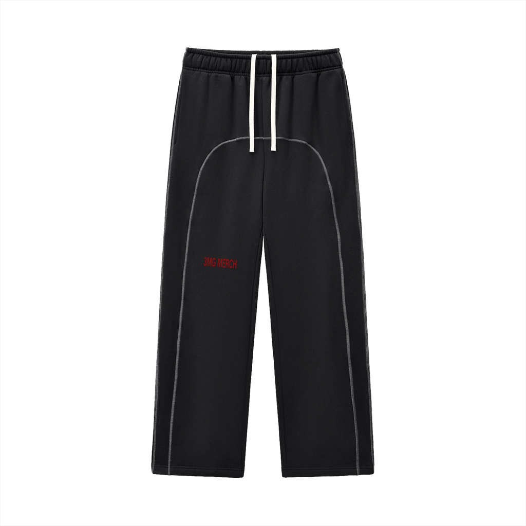 Unisex “3MG Merch” Contrast-Stitched Fleece Sweatpants