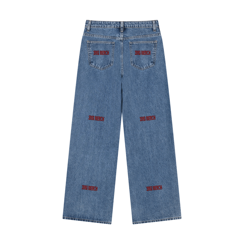Women’s “Yes It’s 3MG” Wide Leg Denim Jeans