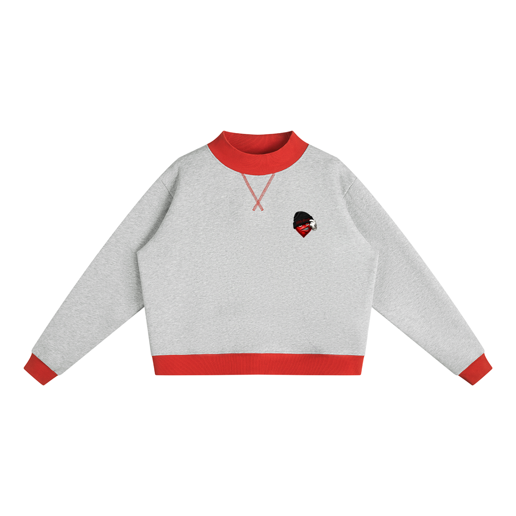 Women’s “Hard Love” Mock Neck Sweatshirt