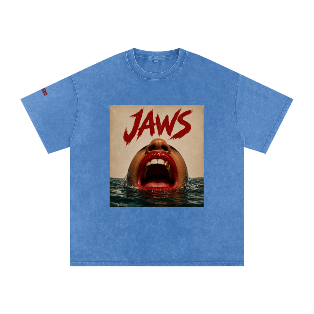 Unisex “Jaws” Snow Washed Tee