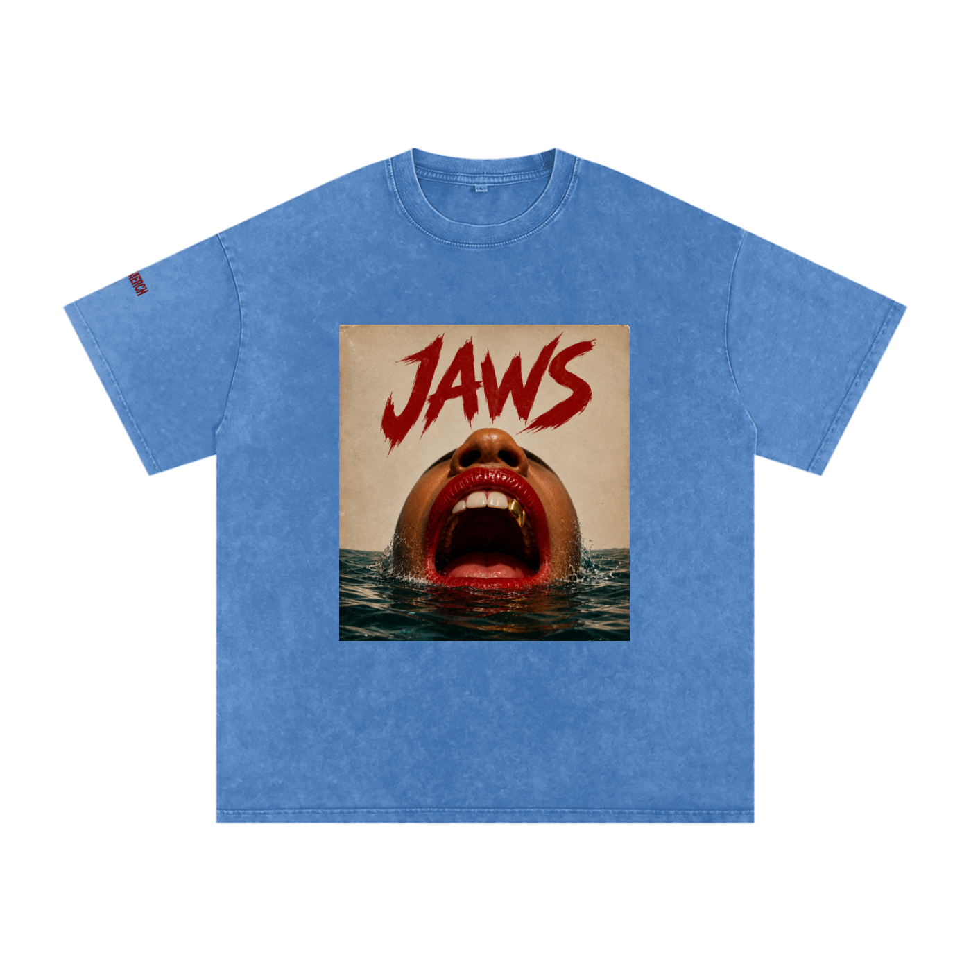 Unisex “Jaws” Snow Washed Tee