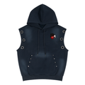 Unisex “Hard Love” Sleeveless Hoodie