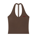Women’s “3MG Merch” Halter V-Neck Yank Top
