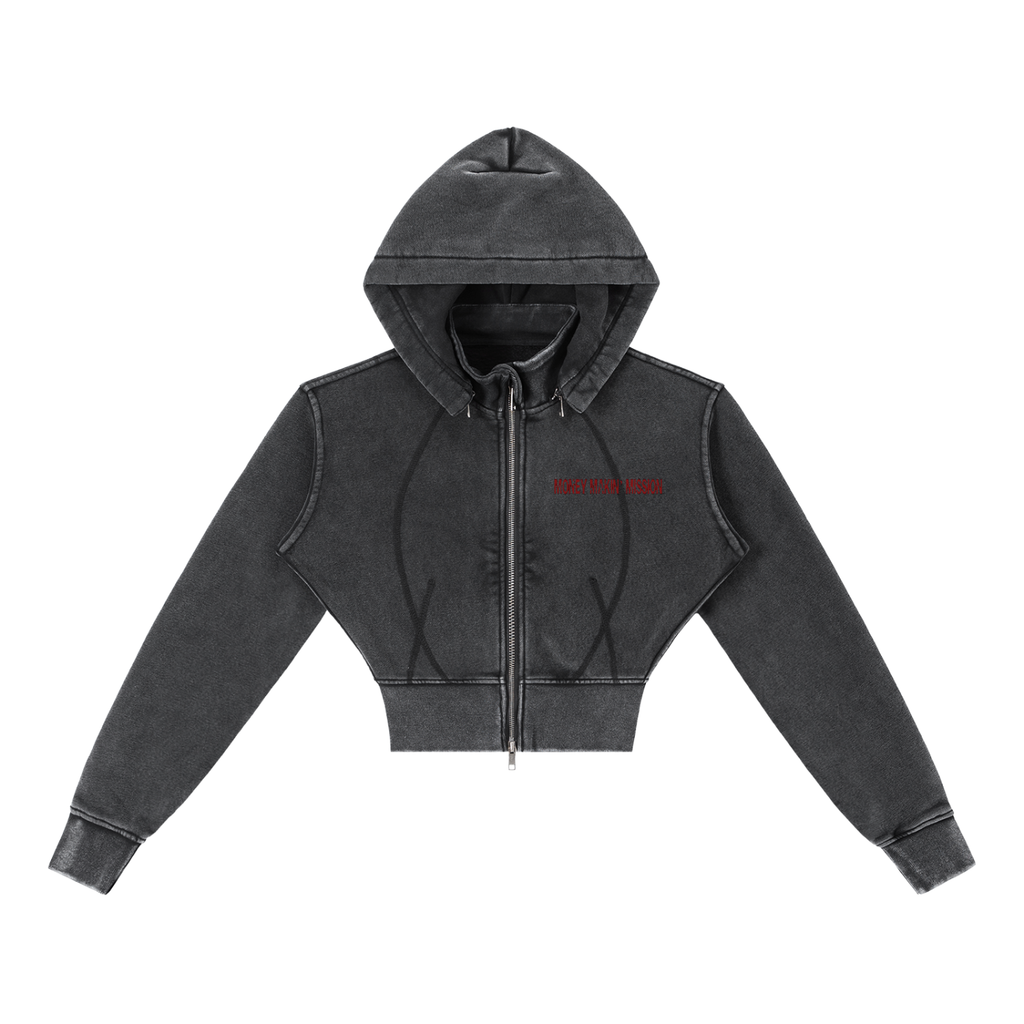 Women’s “Money Makin’ Mission Cropped Fleece Hoodie