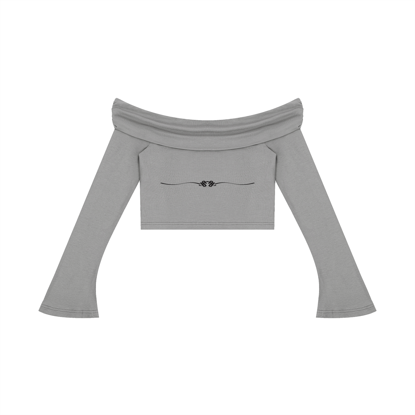 Women's Off-the-Shoulder Bell Crop