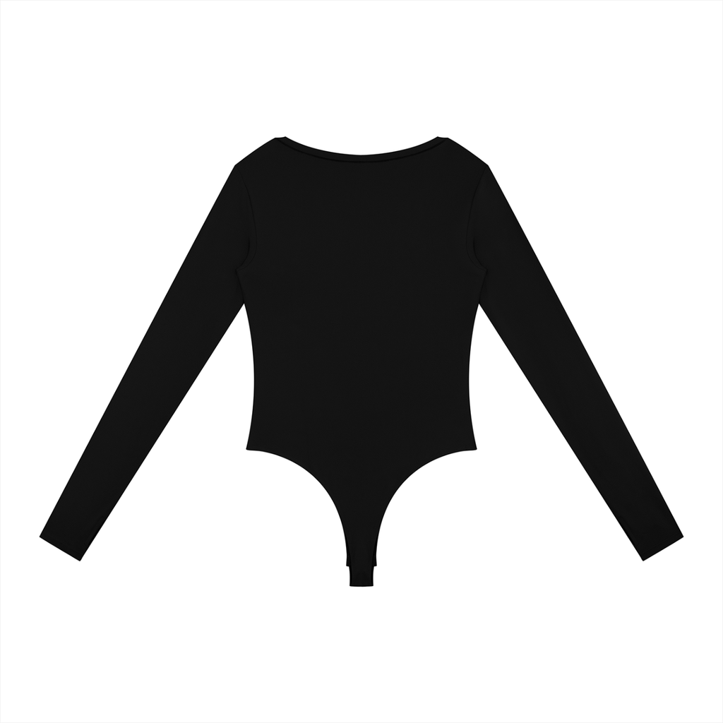 Women's “Money Makin’ Mission” Long Sleeve Yoga Bodysuit