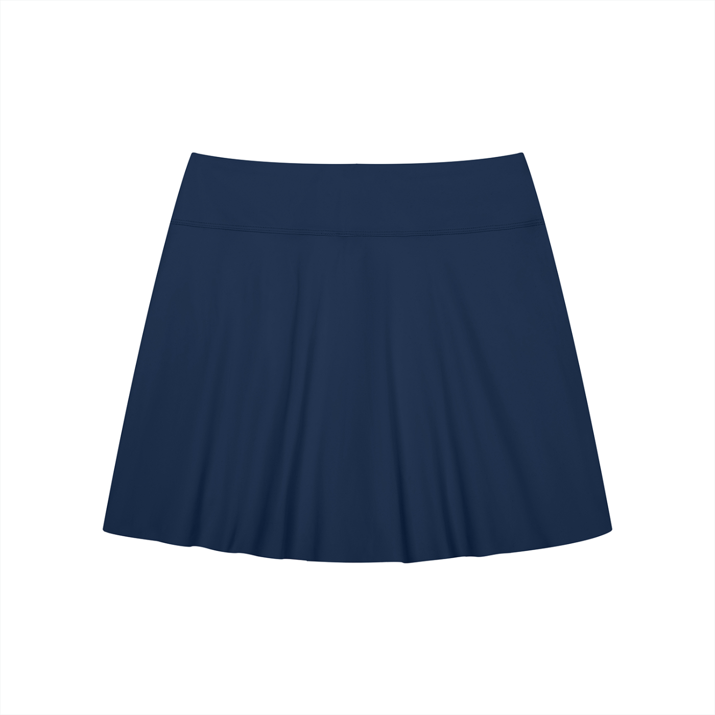 Women's “3MG Merch” A-Line 3-Tone Panel Slit Skirt
