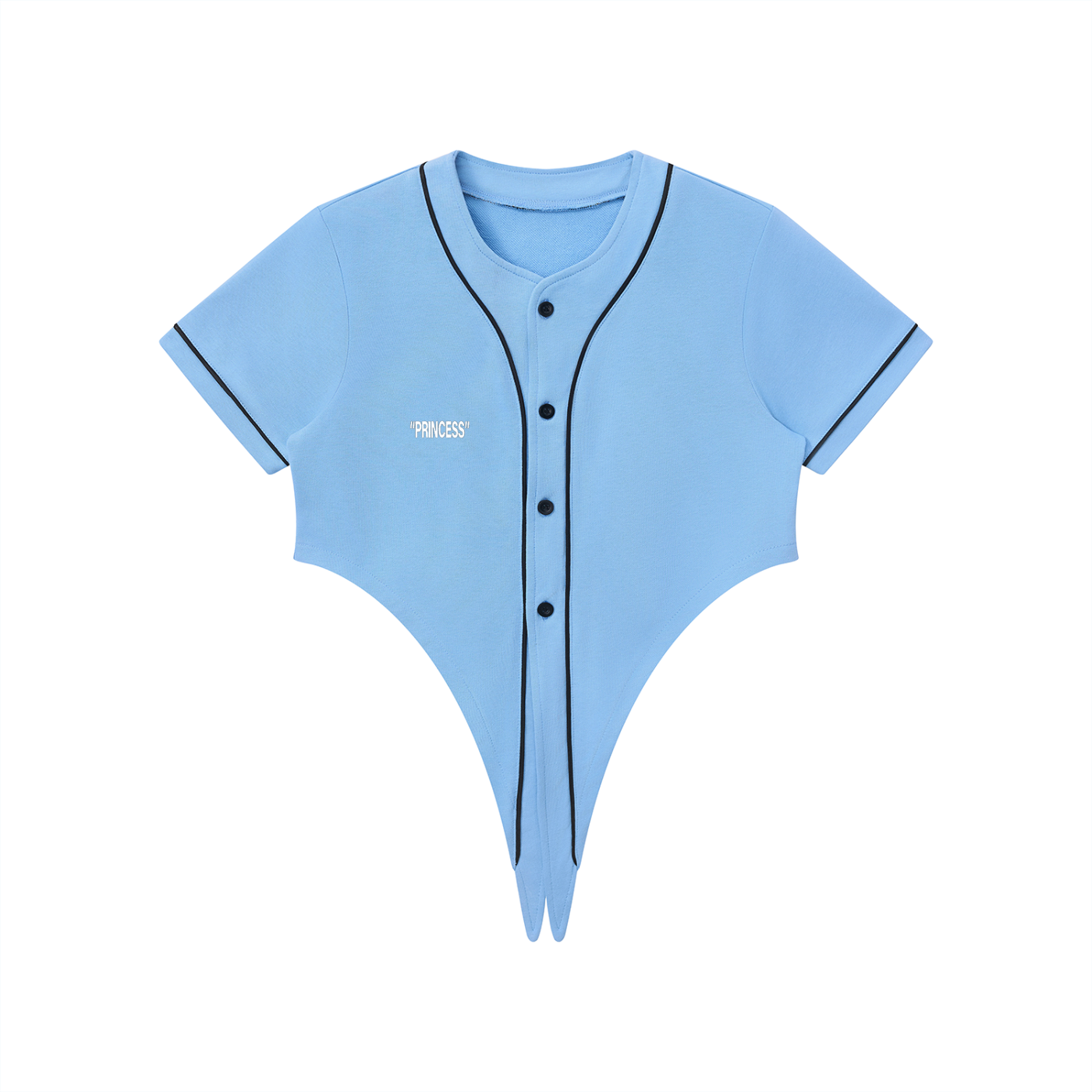 Women's “Hard Love” Piping Baseball Jersey