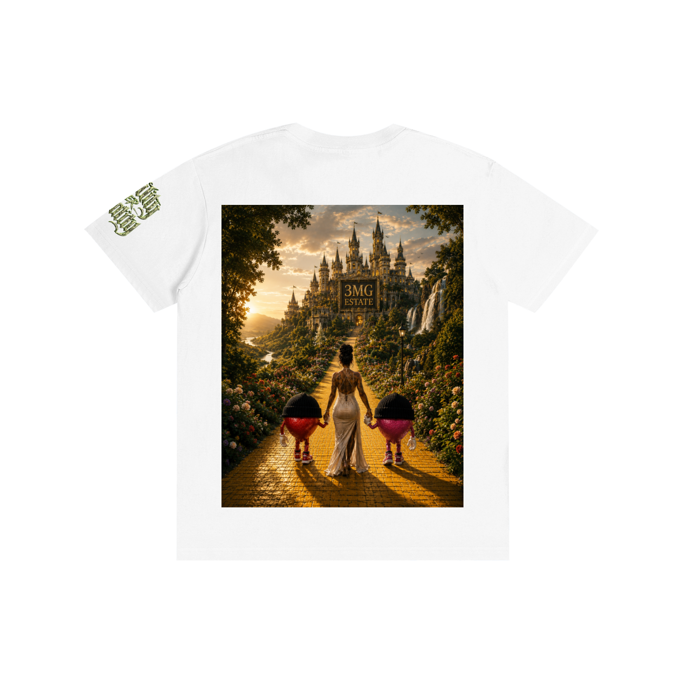 Unisex “Yellow Brick Pure Cotton White Tee