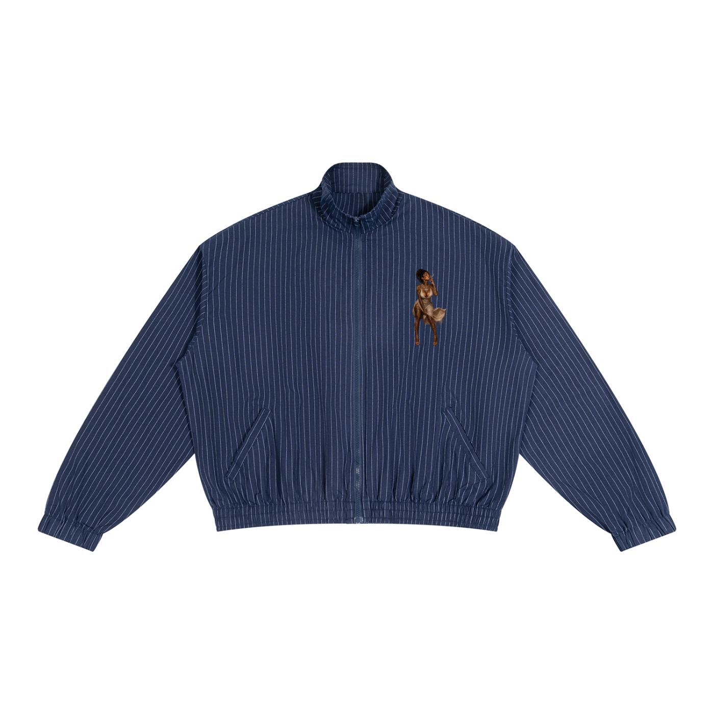 Unisex “Cunty Class” Pleated Track Jacket Set