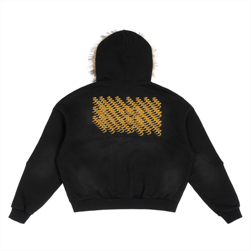 333’s Detach Fur Hoodie