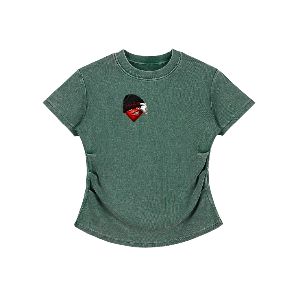 Women’s “Hard Love” Vin-Washed Cotton T-Shirt