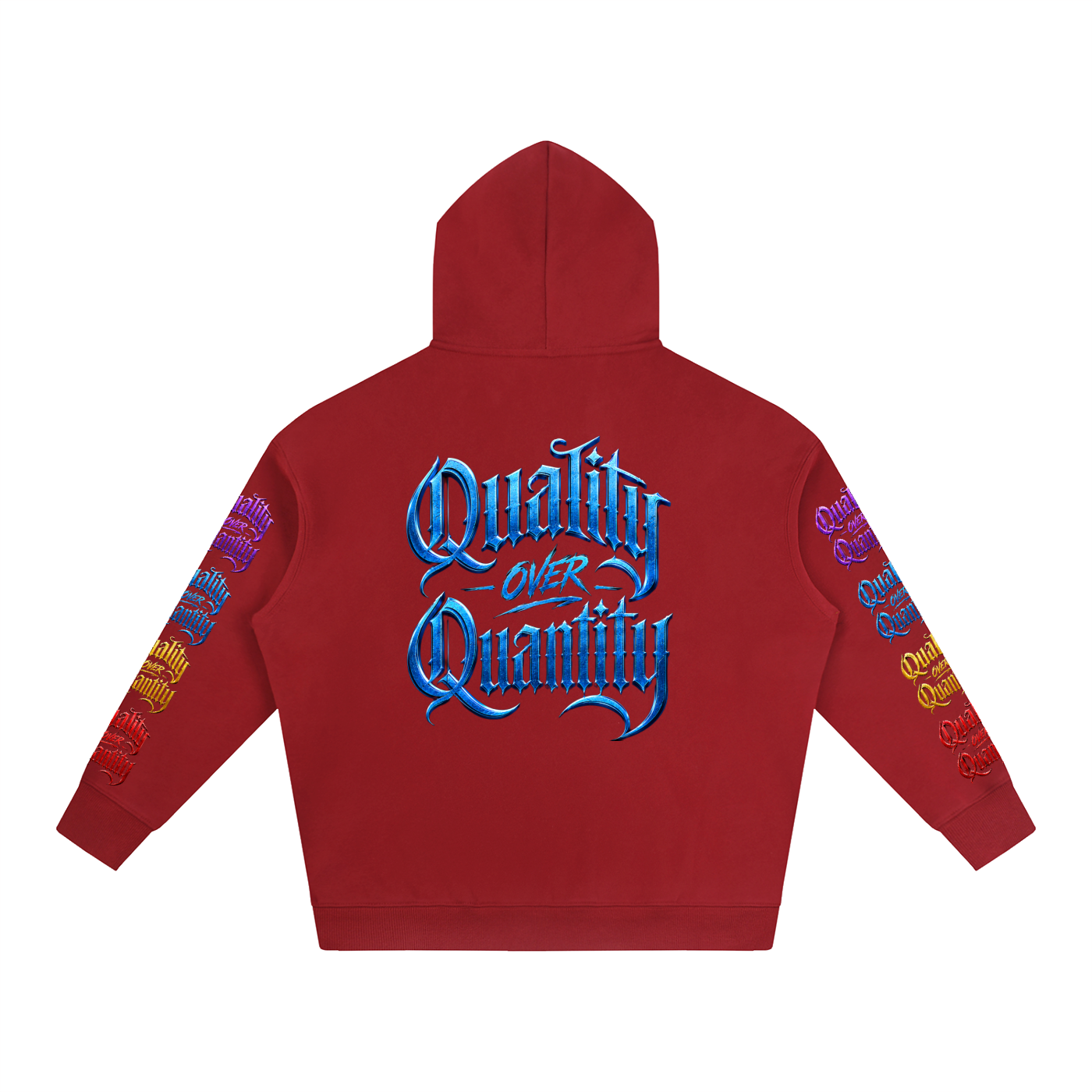 Unisex “Quality Jaws” Oversize Fleeced Hoodie