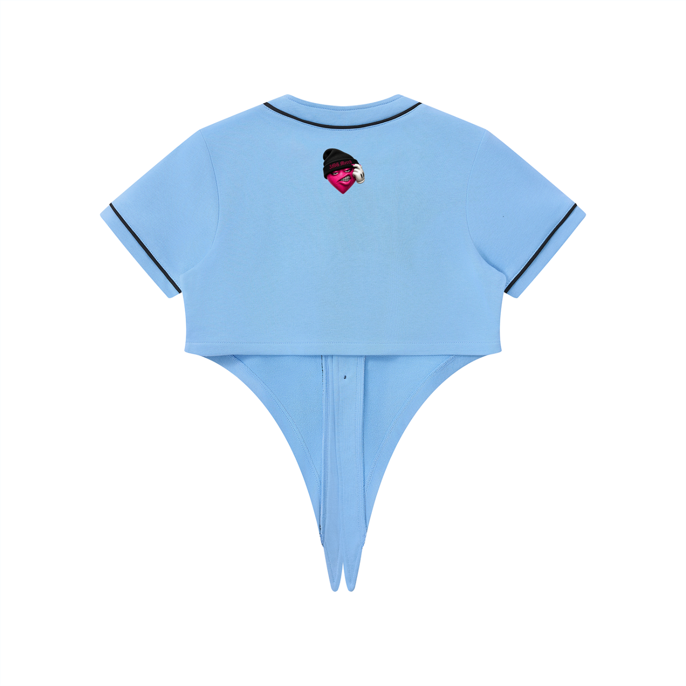 Women's “Hard Love” Piping Baseball Jersey