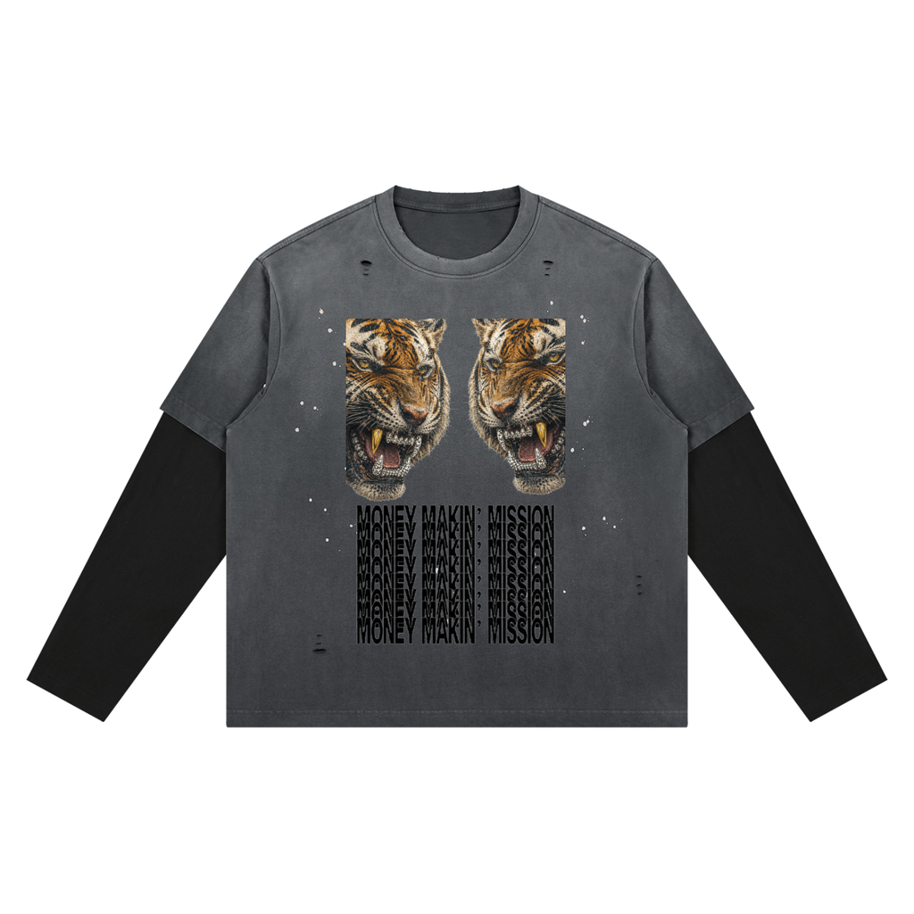 Unisex “Money Makin’ Tiger” Layer T-Shirt