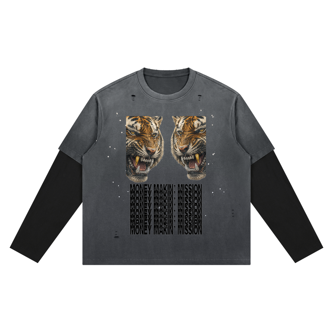 Unisex “Money Makin’ Tiger” Layer T-Shirt