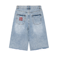 Men’s “QoQ” Wide Leg Denim Shorts