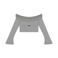 Women's Off-the-Shoulder Bell Crop