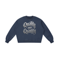Unisex “Quality over Quantity” Vin-Wash Sweatshirt